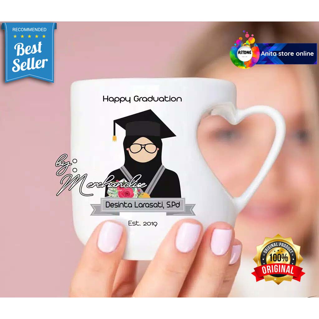 

ASTONE Mug Couple Murah Kado ulang tahun Sekolah Pernikahan Gift