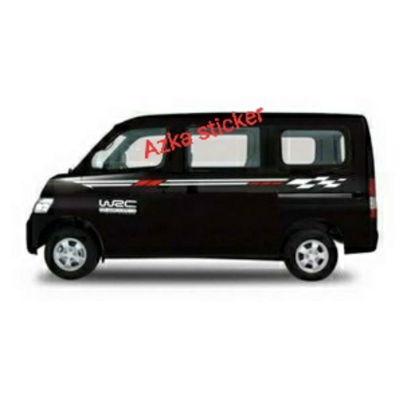 terbaru sticker cutting sticker mobil granmax APV Van luxury Sticker list body mobil Granmax APV dll
