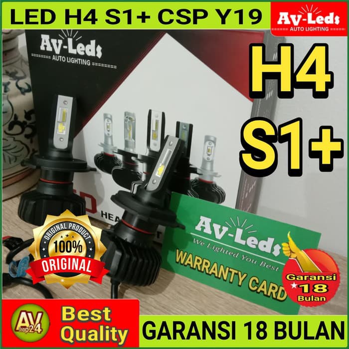 LAMPU LED MOBIL H4 CSP S1+ Super Terang H4 Putih