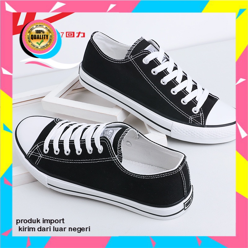 Prajurit Klasik Kanvas Sepatu Stylish Wanita Sepatu Sepatu Tren   Korea Wanita Sepatu Putih One Piec