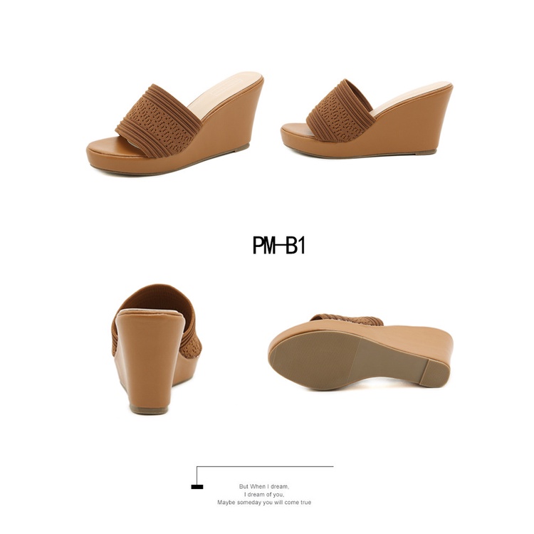 PR Monna Vania Wedges Sandals #PM-B1