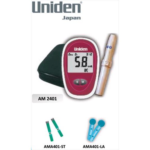 Uniden Blood Glucose Monitoring Device AM 2401