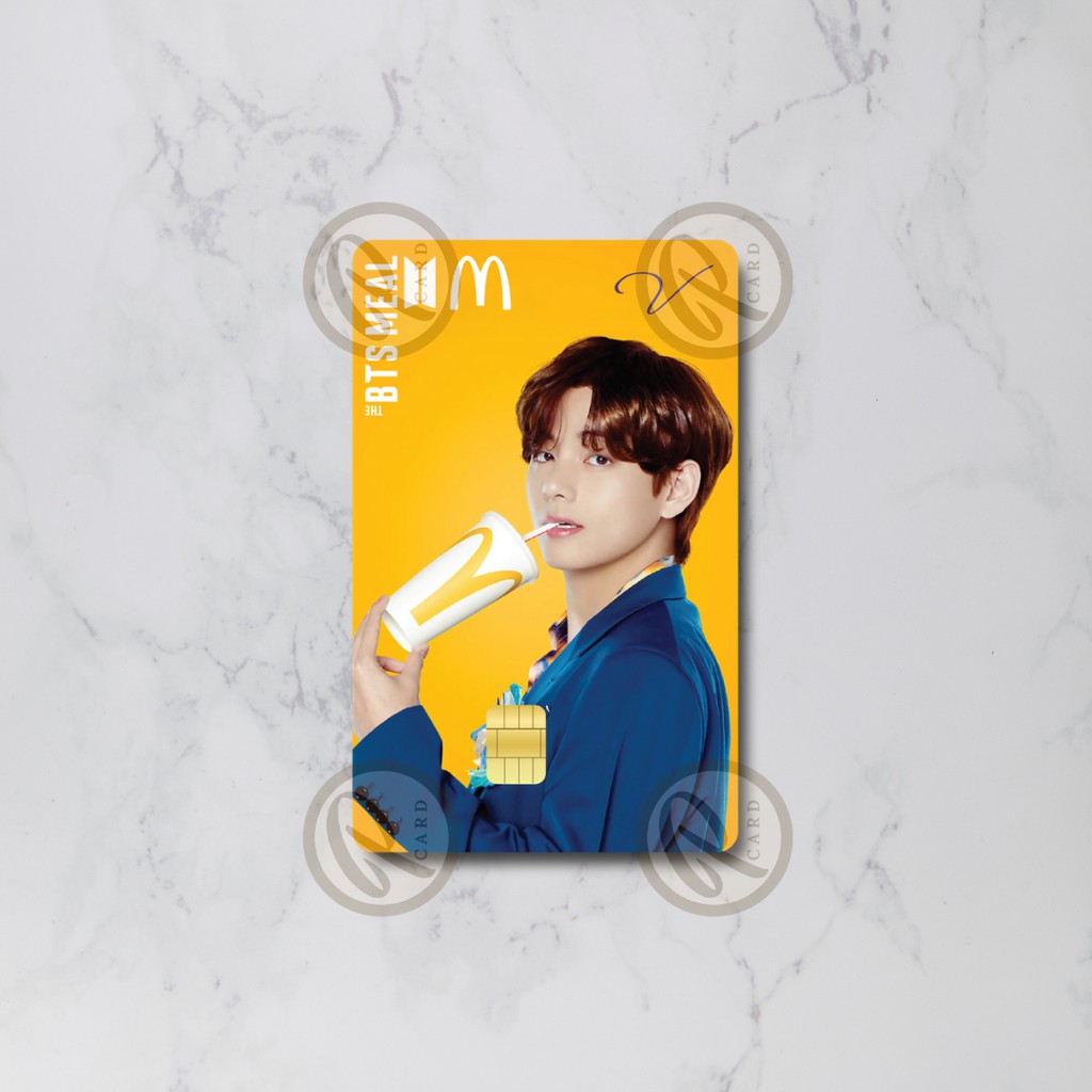 BTS MEAL SERIES - Card Cover Skin Sticker – PLIATA Stiker Kartu ATM, E-Money, E-Toll