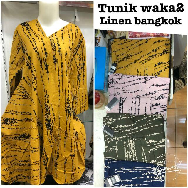 Tunik waka2 linen bangkok