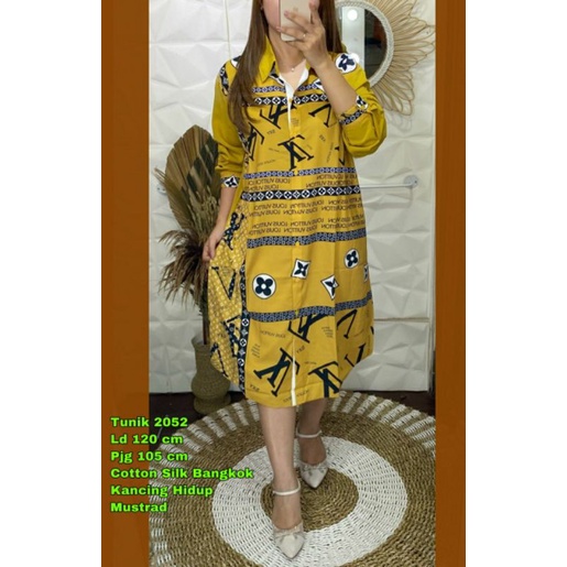 2052 dres katun silk bangkok