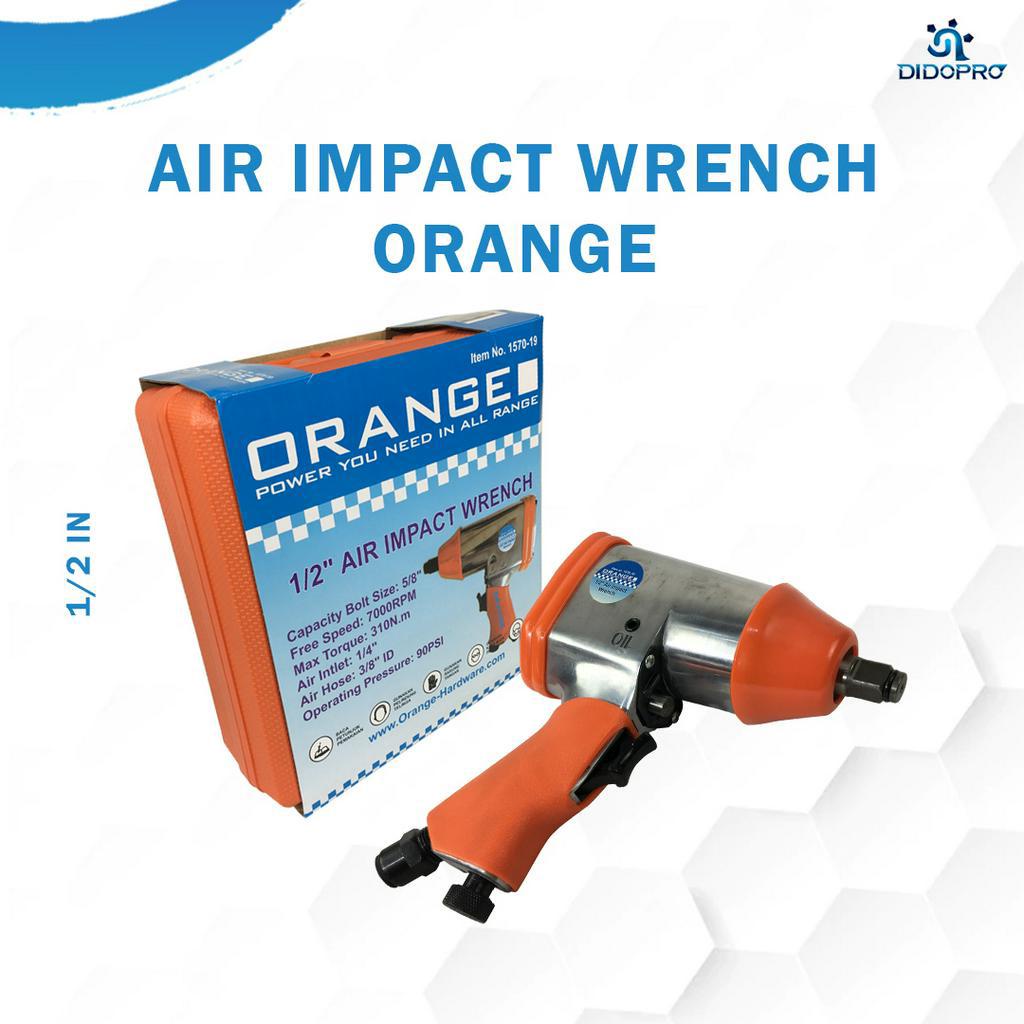 ORANGE Air Impact Wrench Kit 1/2 Inch Mesin Buka Baut Angin Kompresor