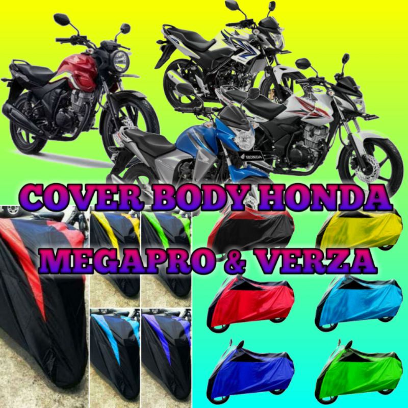 COVER BODY MOTOR MEGAPRO/SARUNG MOTOR HONDA VERZA/SELIMUT MOTOR HONDA MEGAPRO/TUTUP MOTOR VERZA