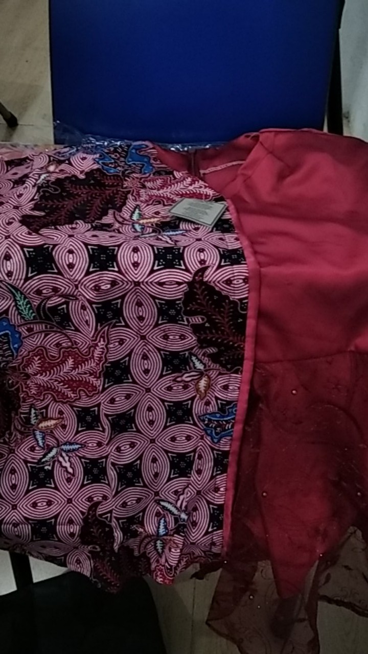 Batik Wanita Asj Sa Hrb026 Kenongo Kemeja Tosca Pendek