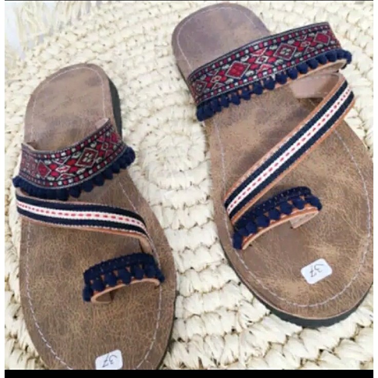 SANDAL BOHO // LILY SLING BROWN