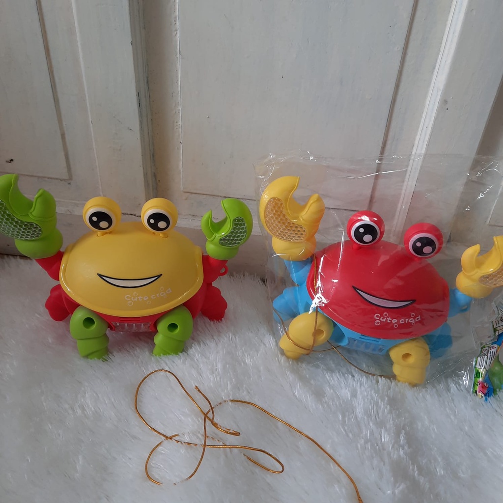 Mainan Anak Kepiting Elektrik Dengan Musik Berjalan | Mainan Anak Kepiting Berjalan