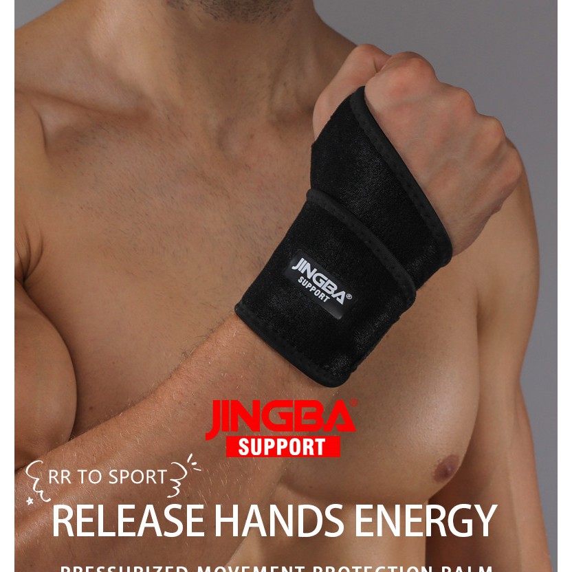 1 PCS JINGBA/Wrist Wrap Strap Weightlifting Support Gym Fitness/Pelindung pergelangan tangan/gelang 