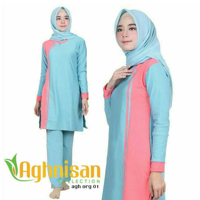 Baju olahraga muslim muslimah wanita perempuan / baju olahraga panjang / baju fitness gym yoga zumba