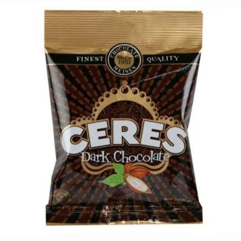 

CERES MESES COKLAT TABUR DARK CHOCOLATE 75GR