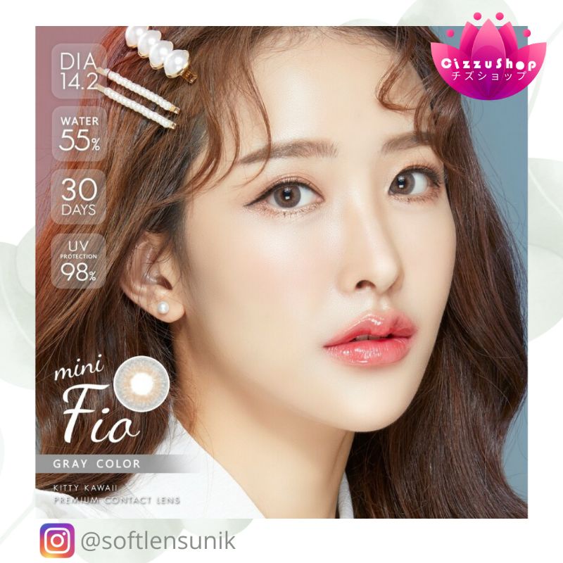 CizzuShop - kitty Kawaii Mini Fio Softlens Contactlens (Korea Softlens)