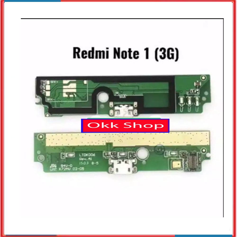 BOARD PAPAN KONEKTOR CONEKTOR CHARGER XIAOMI REDMI NOTE 1 3G PLUG IN