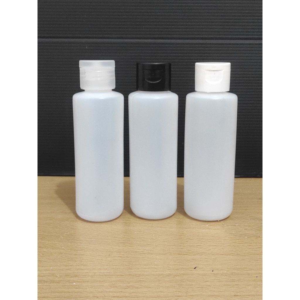 BOTOL FLIPTOP 100 ML HDPE NATURAL YARLEY