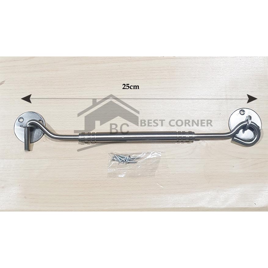 Hak Angin 10" / 25 Cm Warna SN / Penahan Jendela