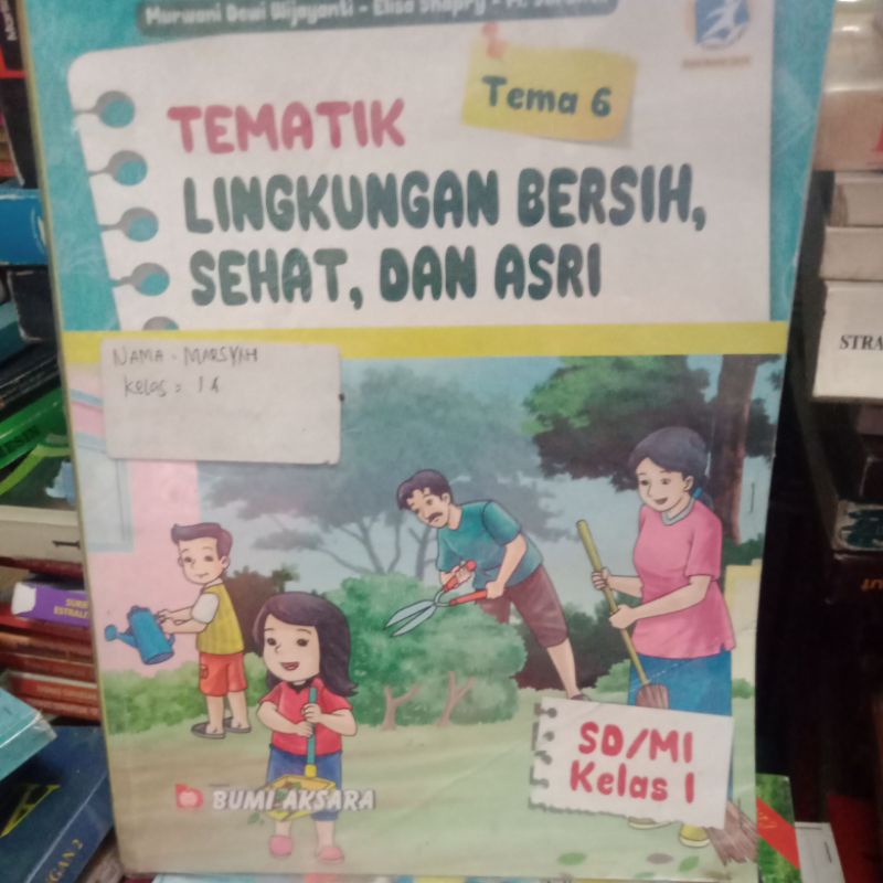 tematik kelas 1 tema 6 b