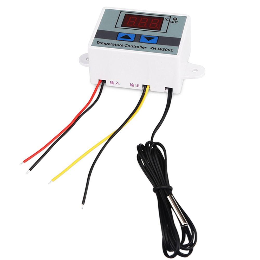 Rebuy Temperature Controller Thermometer Komponen Listrik Thermostat Digital Kontrol Mesin Tetas