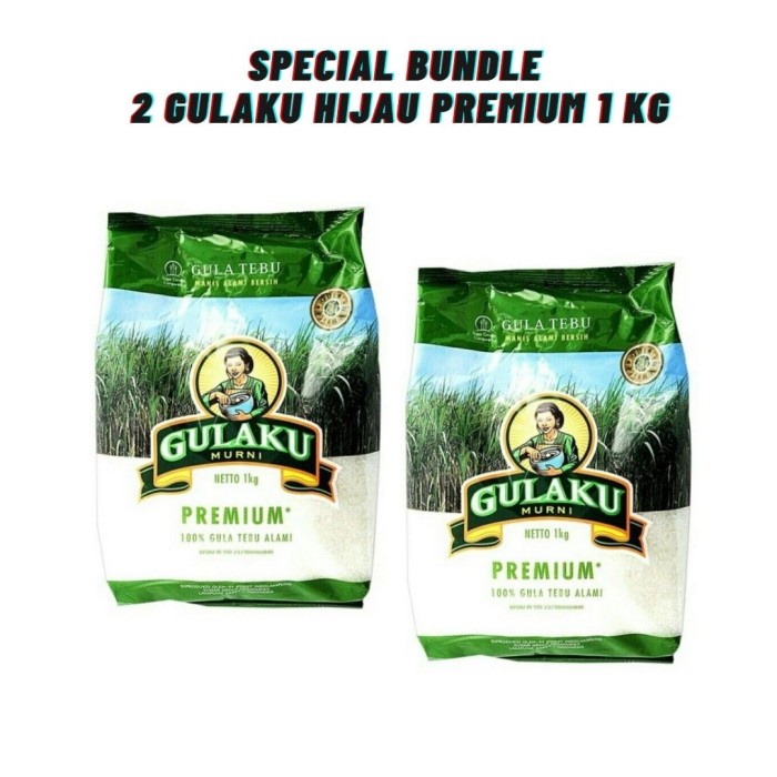 

Special Bunde! 2 x Gulaku Hijau Premium 1 kg