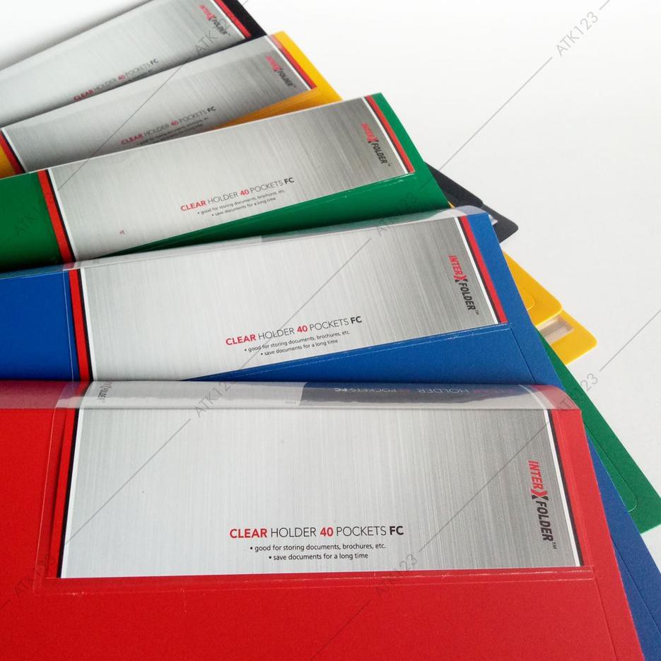 

Star 9.9 Clear Holder / Display Books Folio 40 Pockets - Inter X Folder