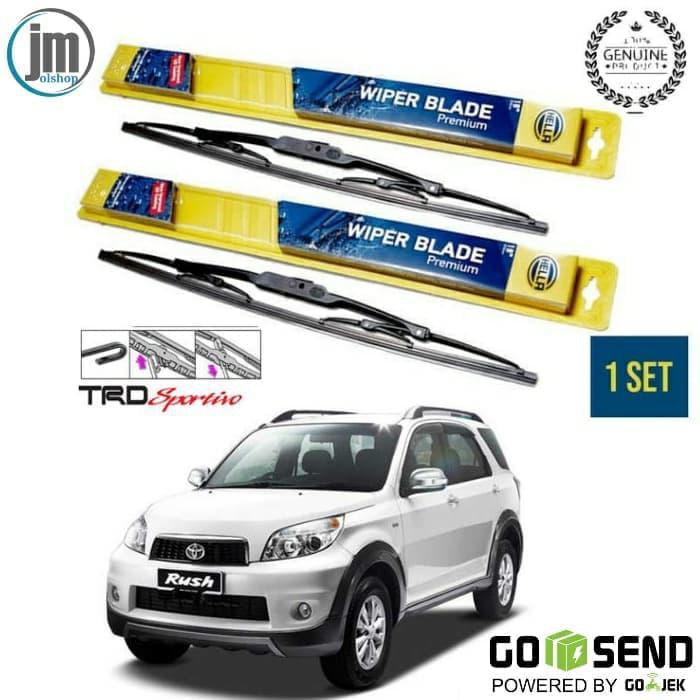 Jual Karet Wiper Toyota Rush Original Blade Hella Premium 2Pcs | Shopee ...