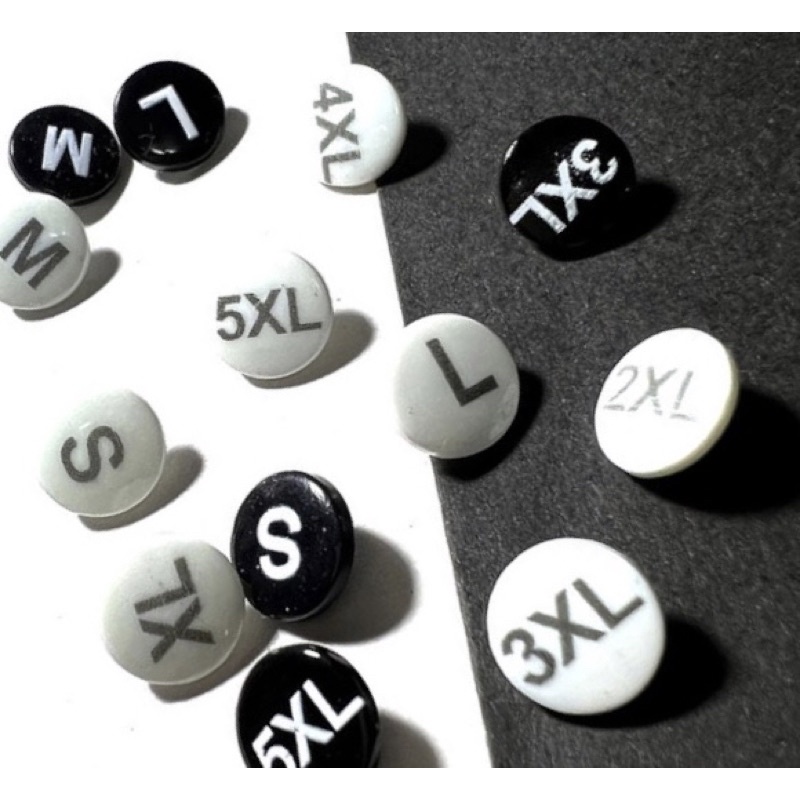 SOLDLABEL PABRIC INDUSTRI KANCING SIZE 1xKLIK 20pcs