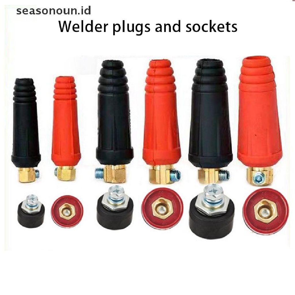 【seasonoun】 Welding Torch Cable Panel Connector-plug Socket Gas Blowers for Welding Machine ID
