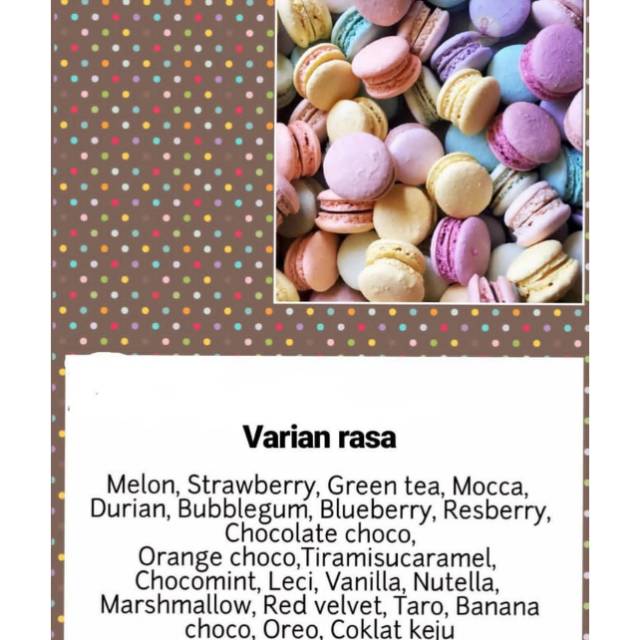 

KHUSUS PER BOX MACARON!! BACA DESKRIPSI. READY STOCK