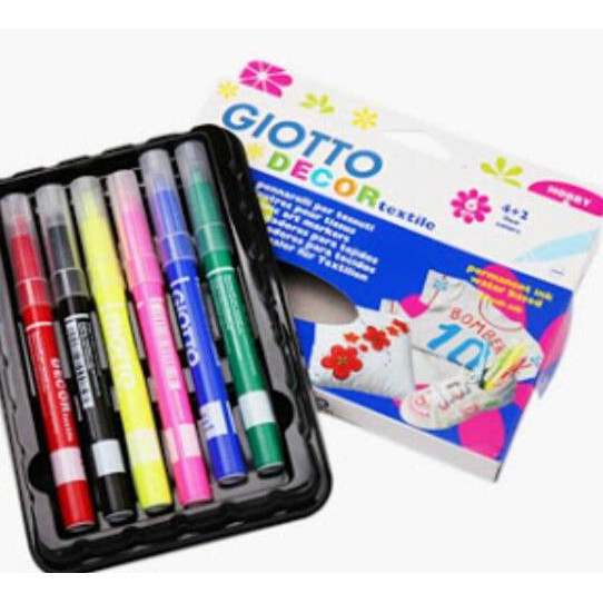 

Spidol Untuk Kain / Kanvas 6 warna Giotto Decor Textile
