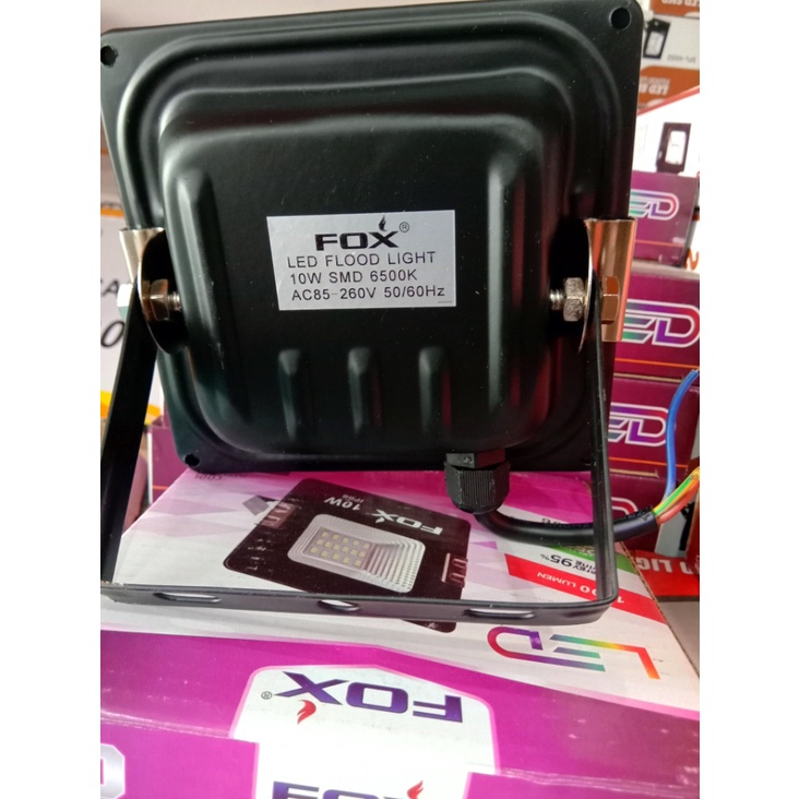 LAMPU SOROT - KOP LED - FLOOD LIGHT SMD FOX 10W PUTIH