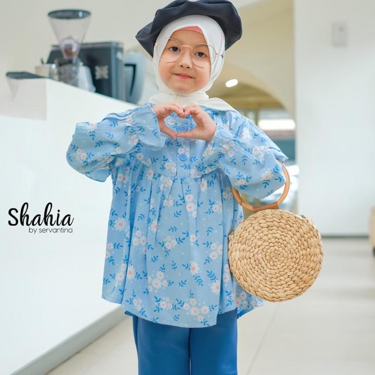 (LANGSUNG ORDER) SHAHIA - Zela Oneset Setelan Celana Anak