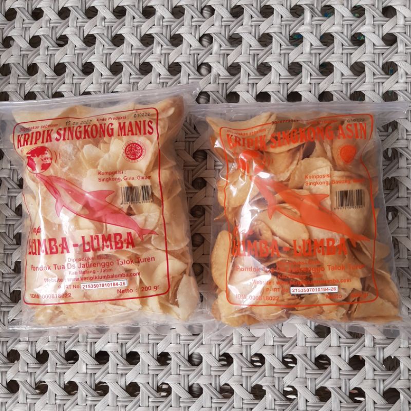 

Keripik singkong lumba-lumba khas malang kripik