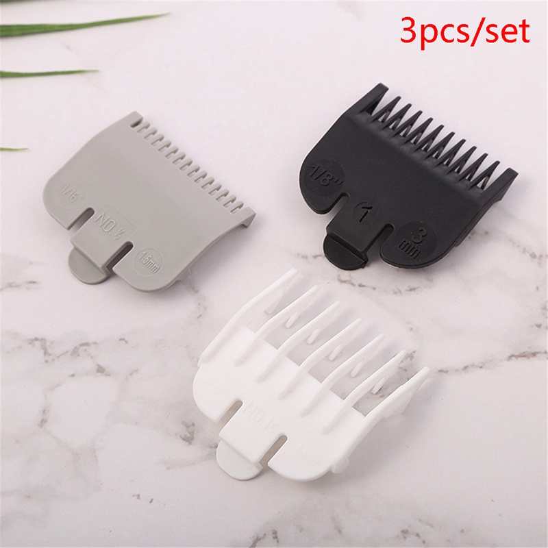 3pcs / set Sisir Panduan Pengganti Alat Cukur Rambut Universal