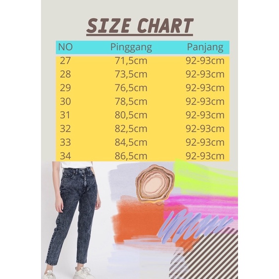 CELANA BOYFRIEND WANITA SNOW//FREE BELT