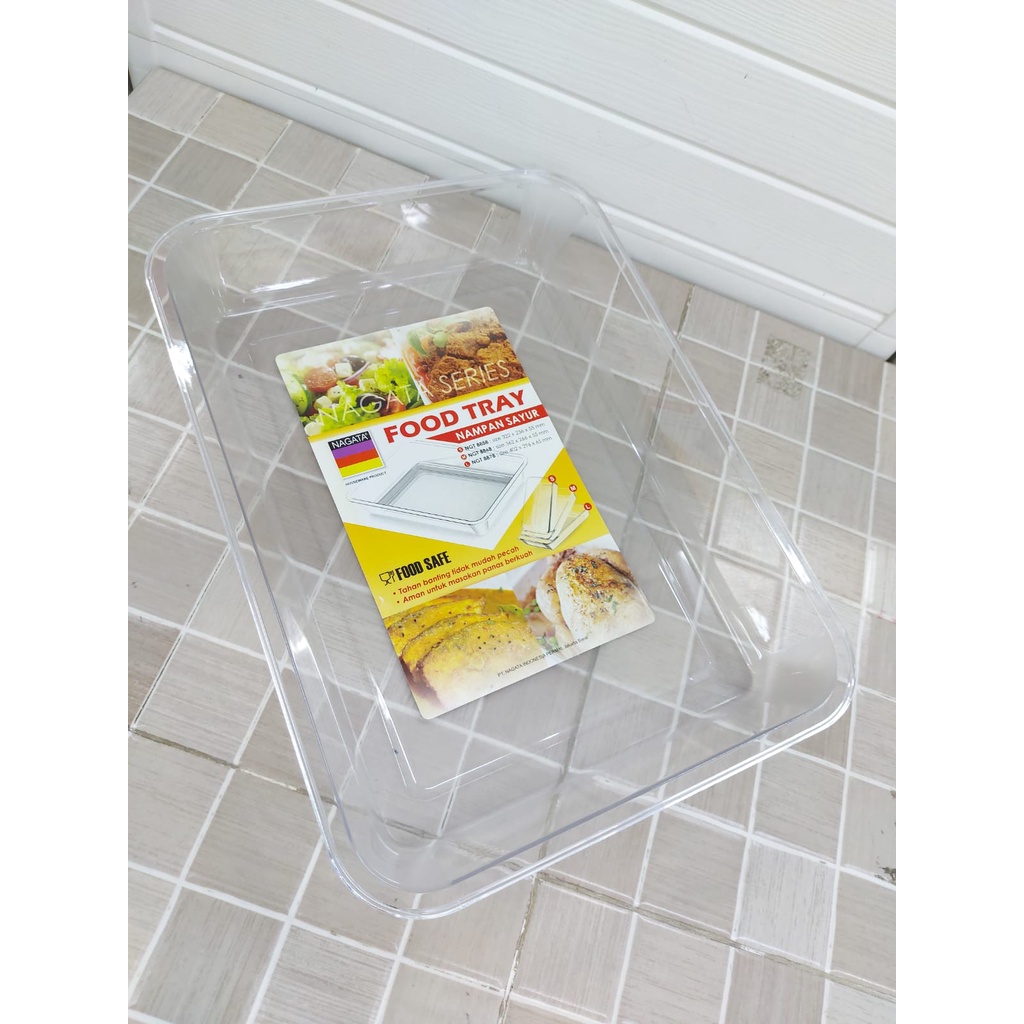 NAGATA Nampan Sayur NG 8868 - Nampan Sayur Transparan Food Tray