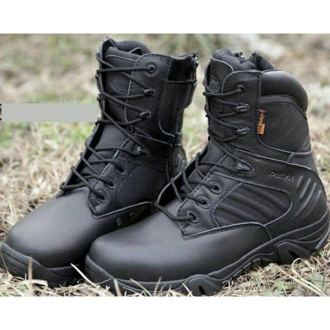 ✨CUCI GUDANG☛ sepatu boots cewek SEPATU DELTA FORCE 8 INCI HITAM ORIGINAL CODURA BURUAN>ORDER