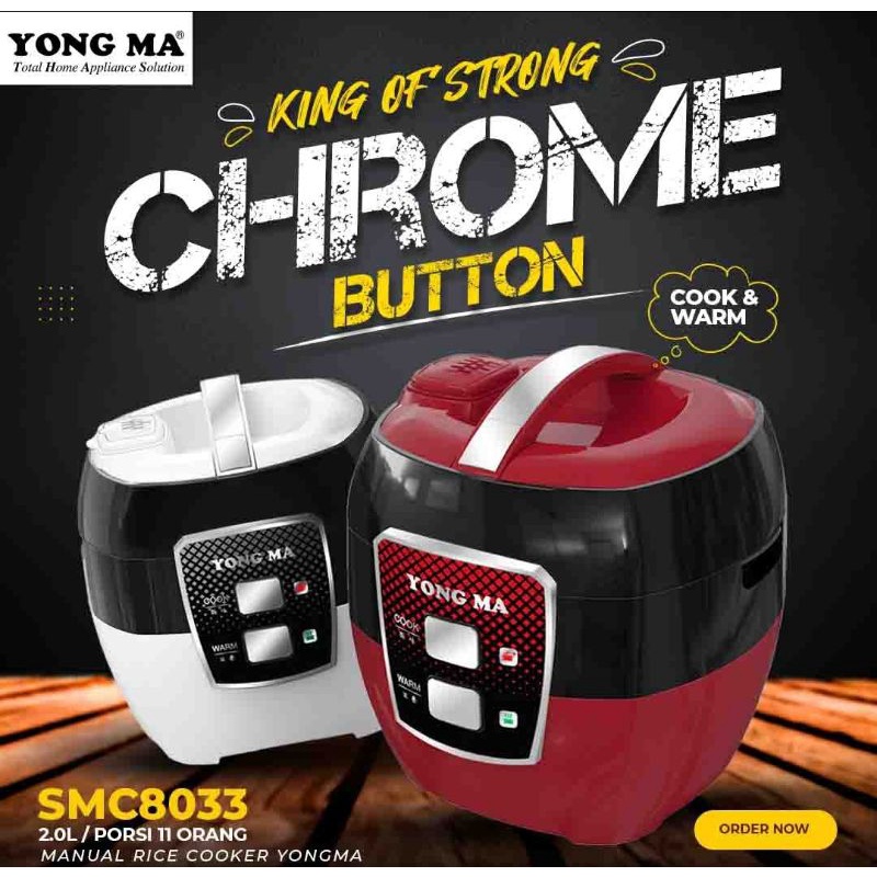 YONG MA Magic Com 2 LITER SMC YMC 6013 4023 4043 4053 7033 8033 3053 YONGMA