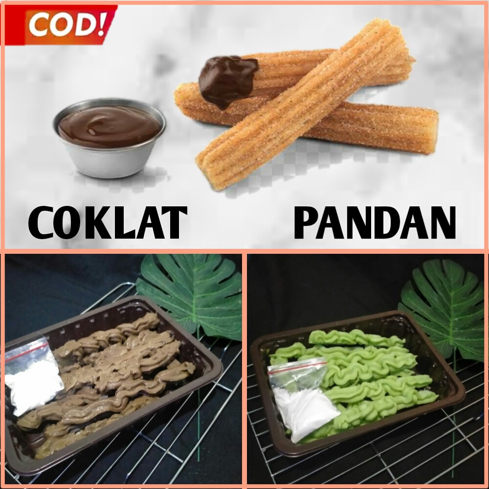 Churos Frozen Rasa Coklat & Pandan churros churros frozen churros coklat churros korea