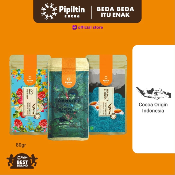 

Pipiltin Cocoa Chocolate - Chocolate Package Bar Best Selling 80gr