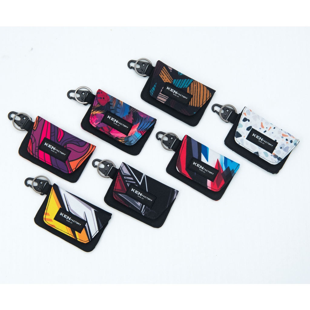 Dompet STNK Mobil Motor // Gantungan Kunci Motif Premium Pria Wanita Printing // Carabiner Premium - KENFACTORY