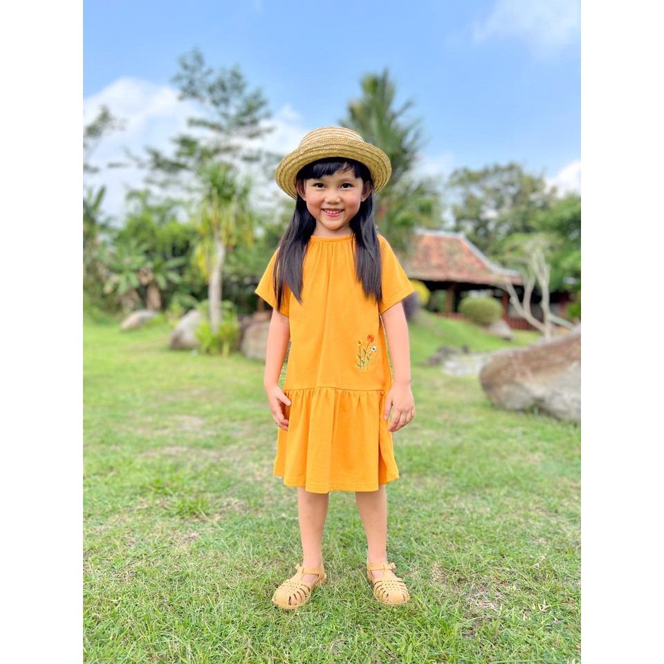 PROMO 7.7 Smilee Dress Camelia 1-5 Tahun Lucuna Dress Fashion Bunga Anak Perempuan