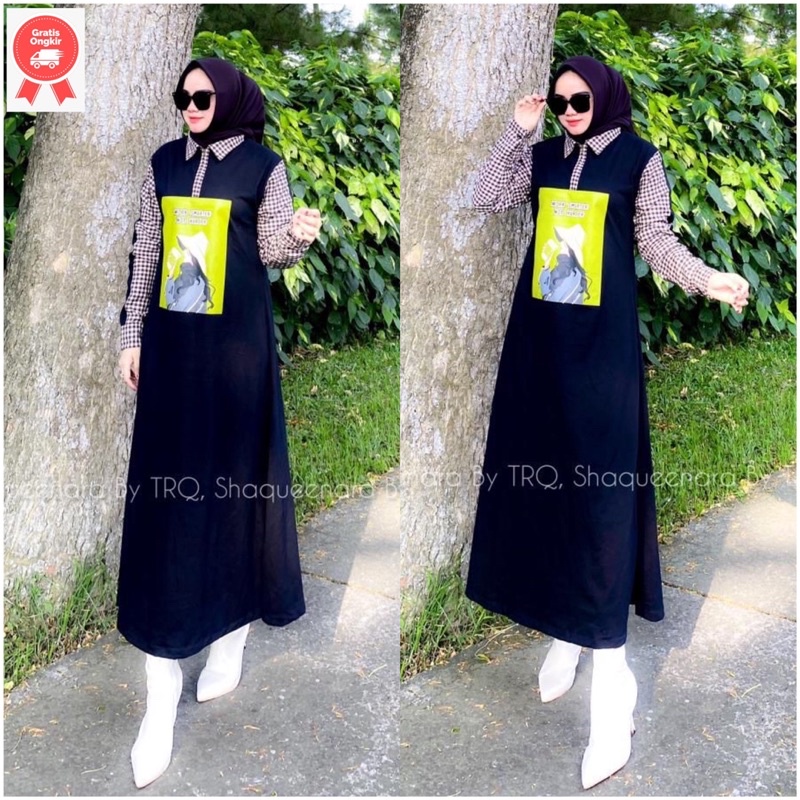 gamis new oz/gamis mza/set mza/dress mza/midi dress shaqueenara/midi dress new oz/gamis shaqueenara/