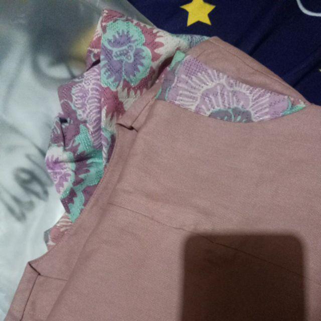 Dress/tunik Batik T2 Dustypink