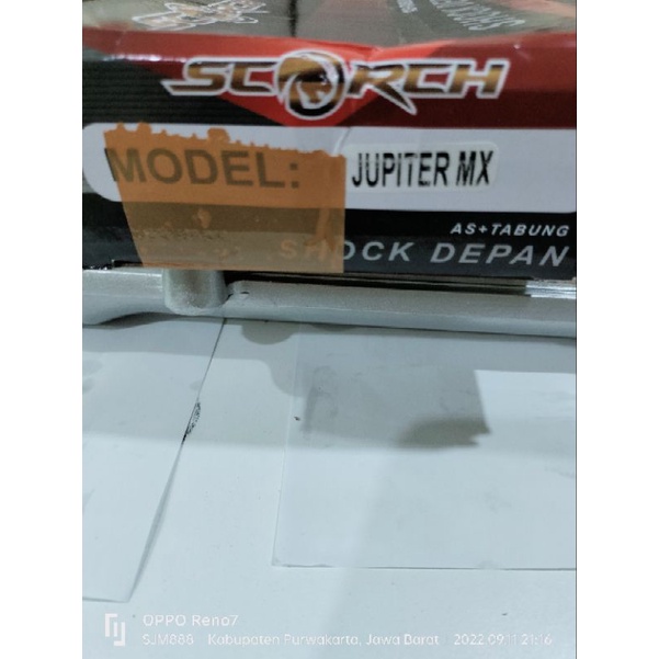 as shock depan + tabung jupiter mx