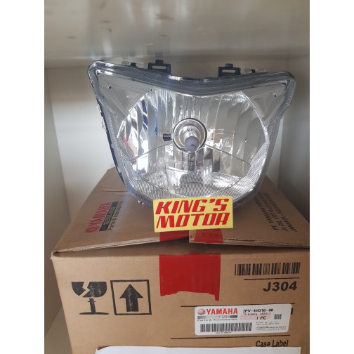 reflektor, reflector, lampu depan mx king/mx 150 asli yamaha