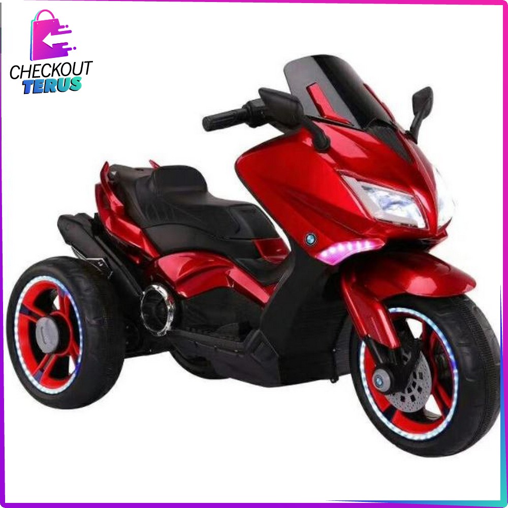 CT M238 M239 Motor Aki Anak Motor NMAX Ride On Ada Musik dan Lampu Anak HAOLAWA Mainan Motor Aki Simulasi Sepeda Motor