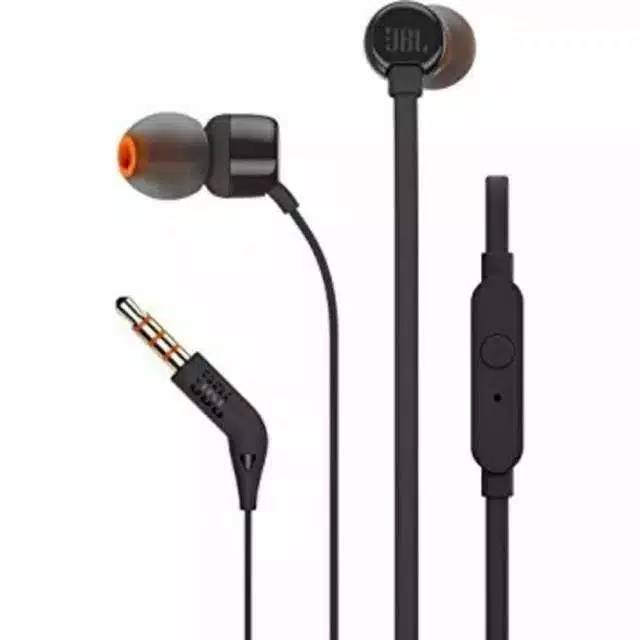 Headset JBL T110 Original, Bergaransi, Ngebas, iBass, original By Harman