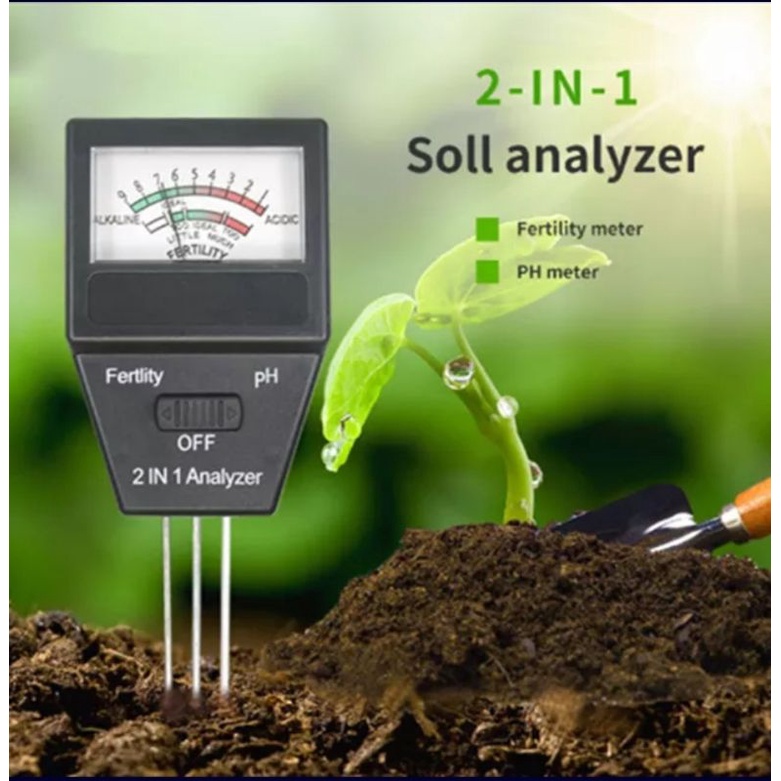 PH Meter Tanah Alat Pengukur Tingkat Kesuburan Tanah soil fertility doctor plant