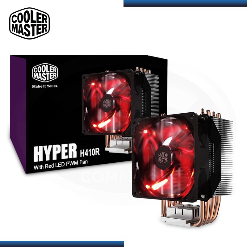 FAN Processor COOLER MASTER Hyper H410R with Red LED PWM Fan